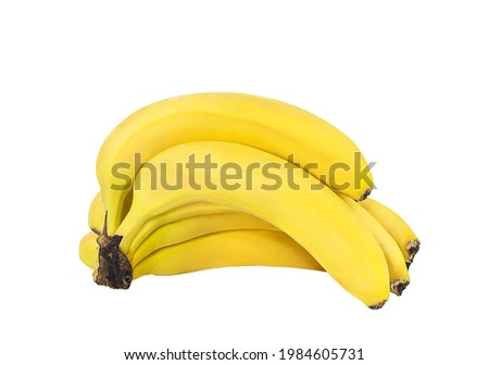 Banana bunch  isolated stock photo

