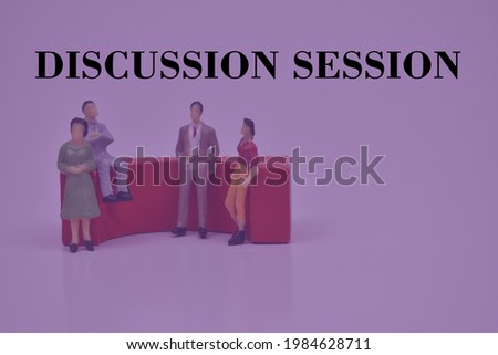 miniature arrangements in situations such as discussion sessions