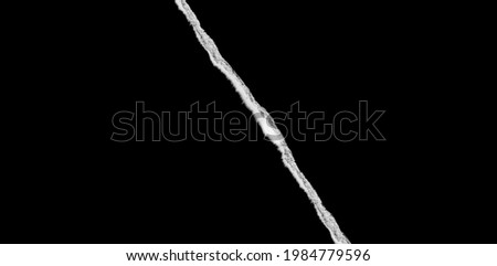 Ripped paper isolated on black background, This has clipping path.