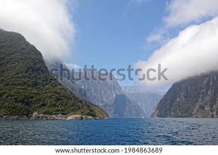 The famous Milford Sound, Fiordland, South Island, New Zealand