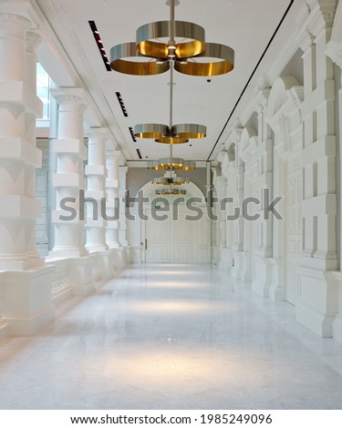 this image is captured to show empty hallway.
