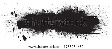 Grunge urban background. Vector. Textured banner . Overlay distress shape . Simply place texture over any object to create grungy effect . Abstract,splattered , dirty,poster for your design. 