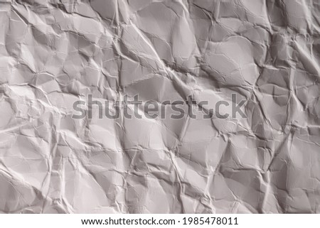 crumpled paper. sheet of gray-white paper. detailed high resolution texture. abstract background for wallpaper.