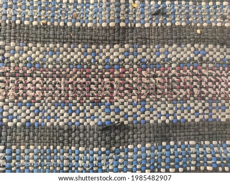 Grey doormat pattern or keset are sold in the traditional market