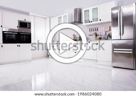Virtual Open House Showing Or Online Tour Royalty-Free Stock Photo #1986024080