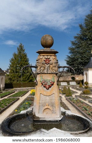 day trips in south germany historic baroque garden with water fountain