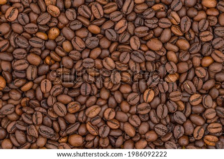 Coffee beans beautiful background. Macro photo high resolution