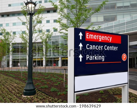 Hospital sign