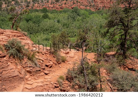 A Beautiful summer day in Sedona Royalty-Free Stock Photo #1986420212