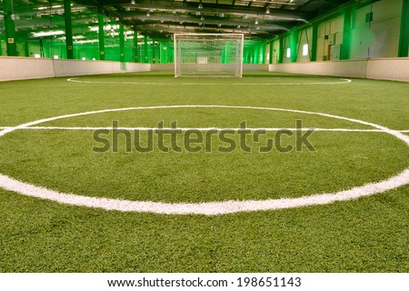 Soccer or football field