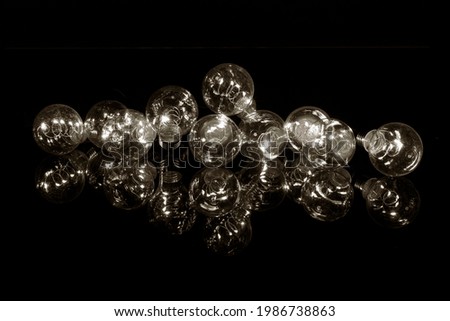 Solar garlands of white lights type Led