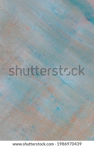 abstract creative background: multicolored blurred spots of colored primer when toning the canvas, temporary object. 