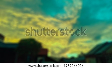 Defocused abstract background of sky in Palu