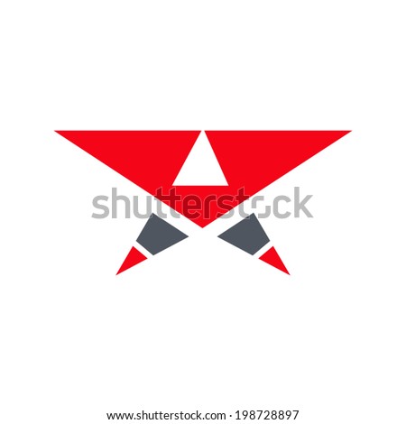 Superman abstract Branding Identity Corporate vector logo design template Isolated on a white background