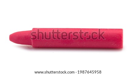 Crayon isolated on white background