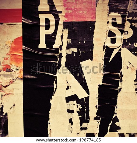 Old posters grunge textures and backgrounds 