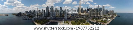 Panoramic of City of Toronto Skyline
