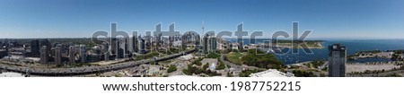 Panoramic of City of Toronto Skyline