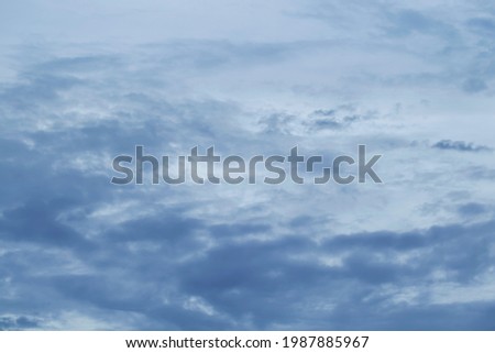 Blurred beautiful blue cloud background. Blurred background.