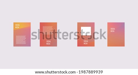 Abstract background vector design with mixed colors suitable for social media activities
