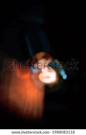 Defocused abstract bacground of lamp