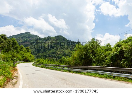 Bao Loc Mountain Pass Highway In Vietnam