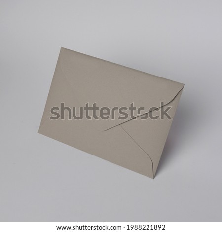 envelope mock up empty template for portfolio graphic designer brand identity. Invitation wedding paper texture material. letterhead stationery 