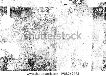 Old rustic grungy aged painted facade of rusty smudged daub. Rough grime edged wall. Wrinkled uneven plastering. Cracked chipped messy falling stucco.Dirty vintage flaking textured layer for 3D design