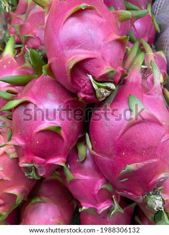 A red dragon fruit delicious