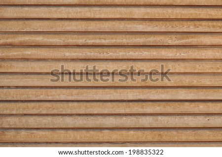 Slat wooden boards on a wall