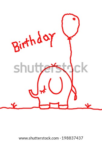 Little Elephant - Birthday