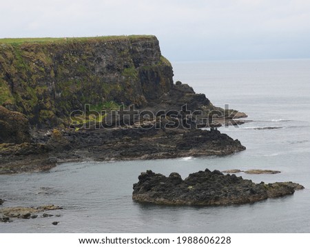The bay in Giants Causeway in Donegal