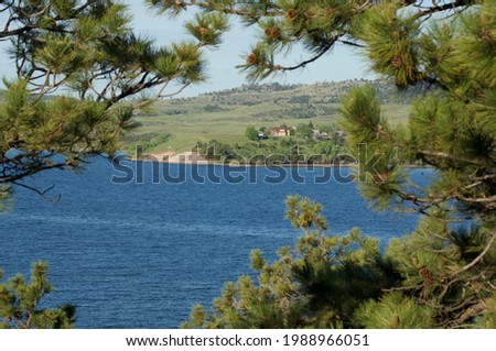 Lake View Blue Water with Coast