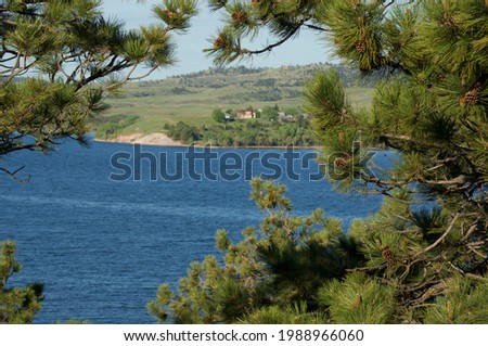 Lake View Blue Water with Coast