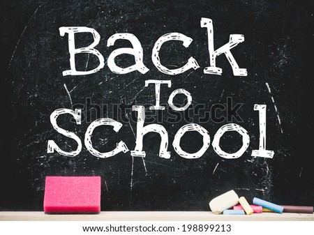 Chalk drawing - Back to school