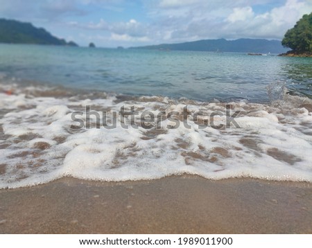 beach landscape view fit for background and summerevent