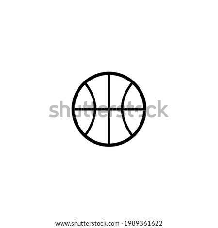 Basketball icon simple vector perfect illustration