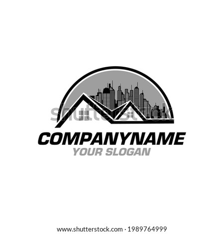 Real Estate Logo Company Profile Vector
