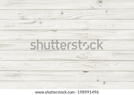 Vintage white wooden table background top view Royalty-Free Stock Photo #198991496