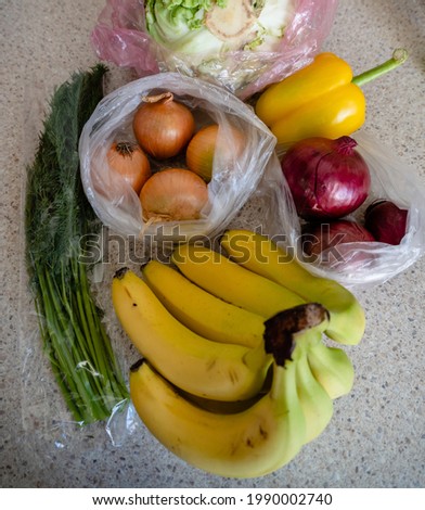 fruits and vegetables on the table