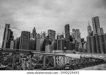 New york City, black and white
