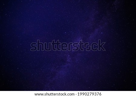 abstract natural background: view on stars in night sky