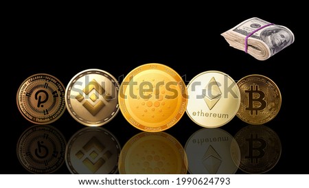 Cryptocurrencies graphics best for websites, blogs, mobile apps, banner.