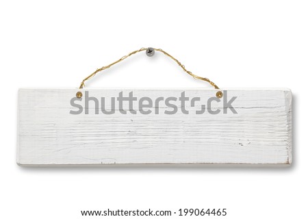 Blank Wooden Sign 
