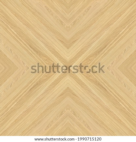 Wooden marquetry. Geometry formed by different textures in wood. Various applications such as ceramics, graphic design, textiles, papers, etc. Royalty-Free Stock Photo #1990715120
