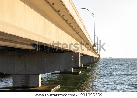 The Gandy Bridge in Tampa Bay, Florida Royalty-Free Stock Photo #1991055356