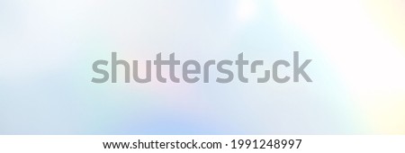 holograph foil background. Pastel color paper. Retro trend design. Vintage fantasy cover. Chrome holo art. Modern effect. Rainbow metallic material. Fabric glitch. Horizontal banner Royalty-Free Stock Photo #1991248997
