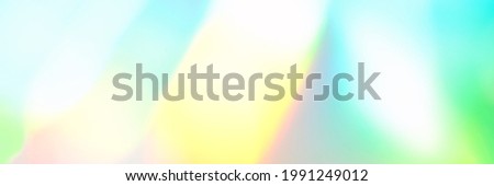 holograph foil background. Pastel color paper. Retro trend design. Vintage fantasy cover. Chrome holo art. Modern effect. Rainbow metallic material. Fabric glitch. Horizontal banner