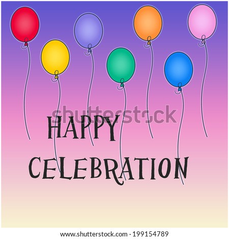 Balloons - Happy Celebration