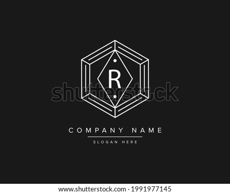 Letter R logo icon Design vector illustration